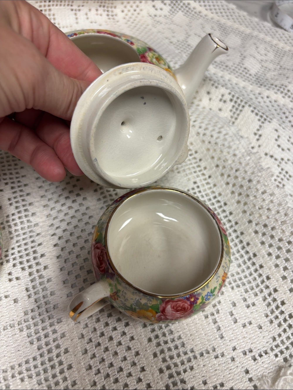 Lord Nelson Rose Time Stacking tea set Made in England - Picture 6 of 13